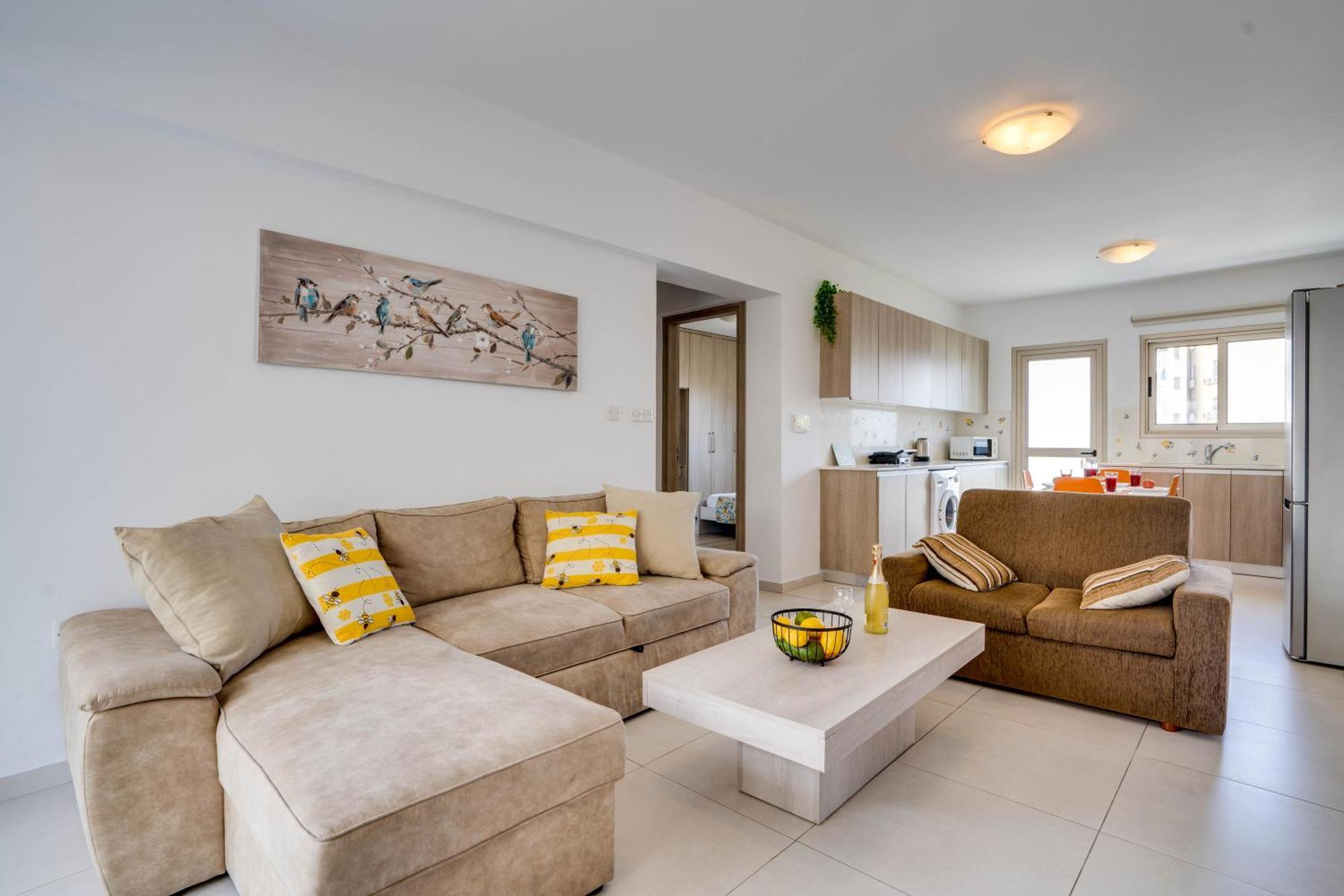 Lemon Paradise City Centre 200M From Beach Larnaca Eksteriør billede